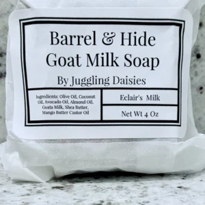barrel hide the little making place goat milk soap