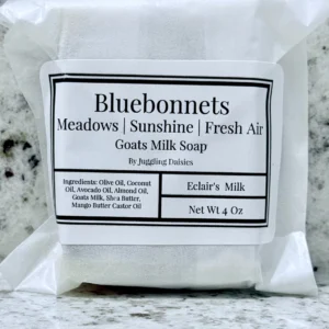the little making place bluebonnets goats milk soap