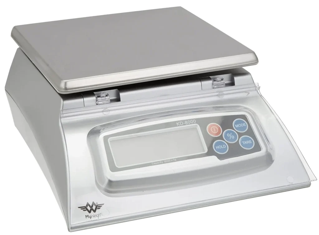 Bakers Math Kitchen Scale by My Weight - KD8000 , Silver